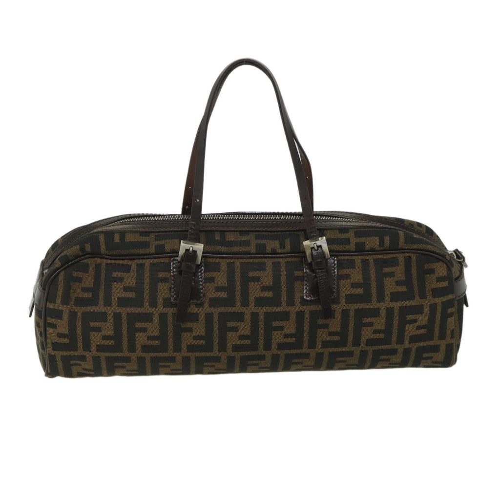 FENDI Zucca Canvas Shoulder Bag Brown 71 16560 0 012bs9134