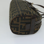 FENDI Zucca Canvas Shoulder Bag Brown 71 16560 0 012bs9134