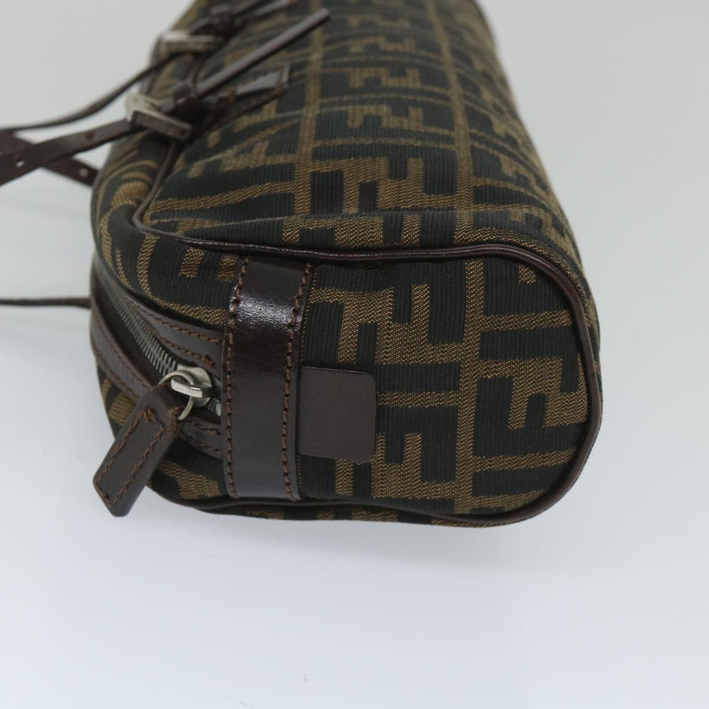 FENDI Zucca Canvas Shoulder Bag Brown 71 16560 0 012bs9134