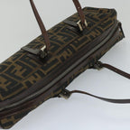 FENDI Zucca Canvas Shoulder Bag Brown 71 16560 0 012bs9134