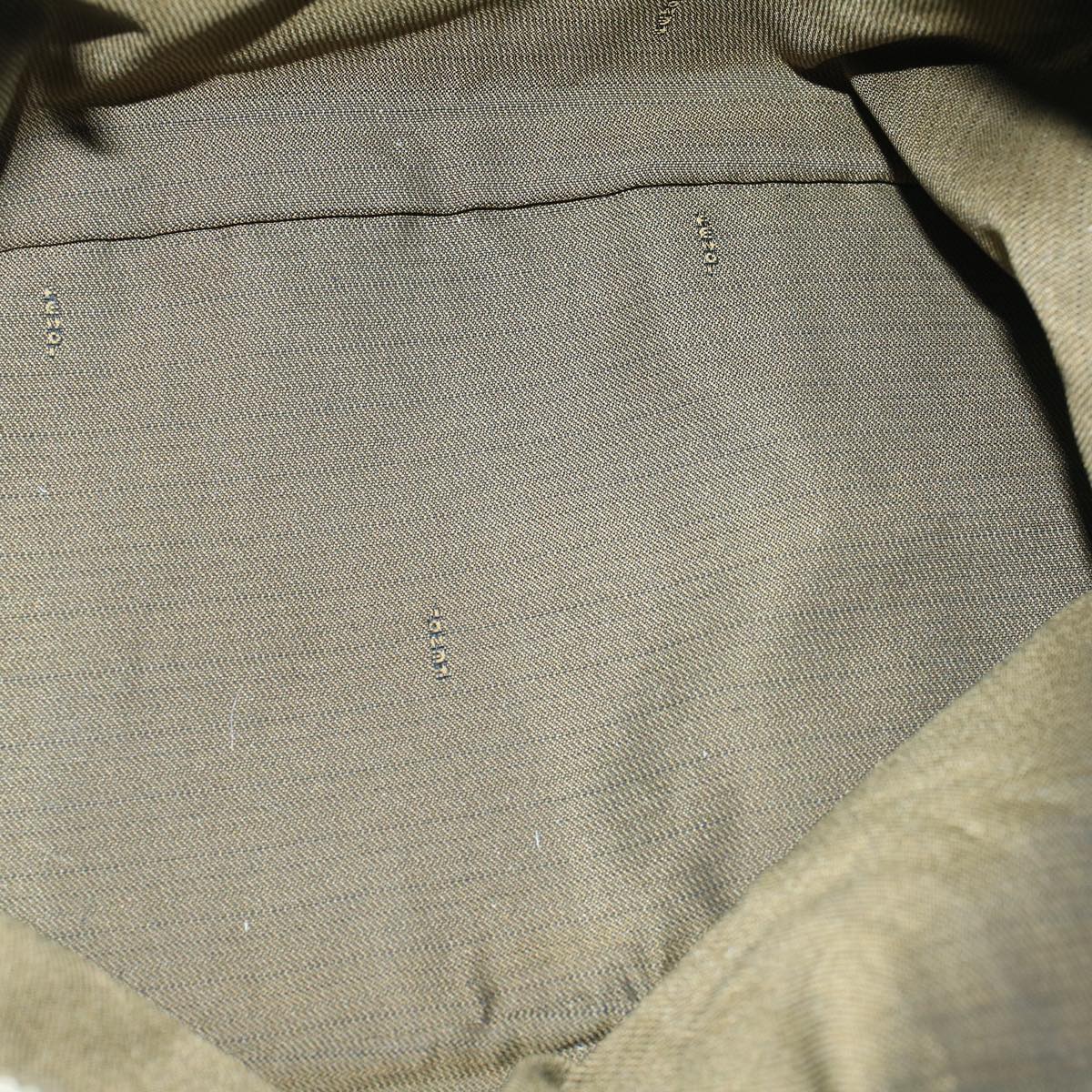 FENDI Zucca Canvas Hand Bag Black Brownbs9136