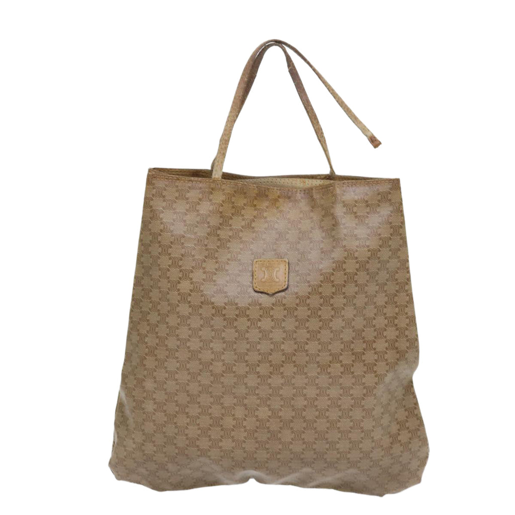 CELINE Macadam Canvas Pouch Wallet 6Set Brown Beige  9199