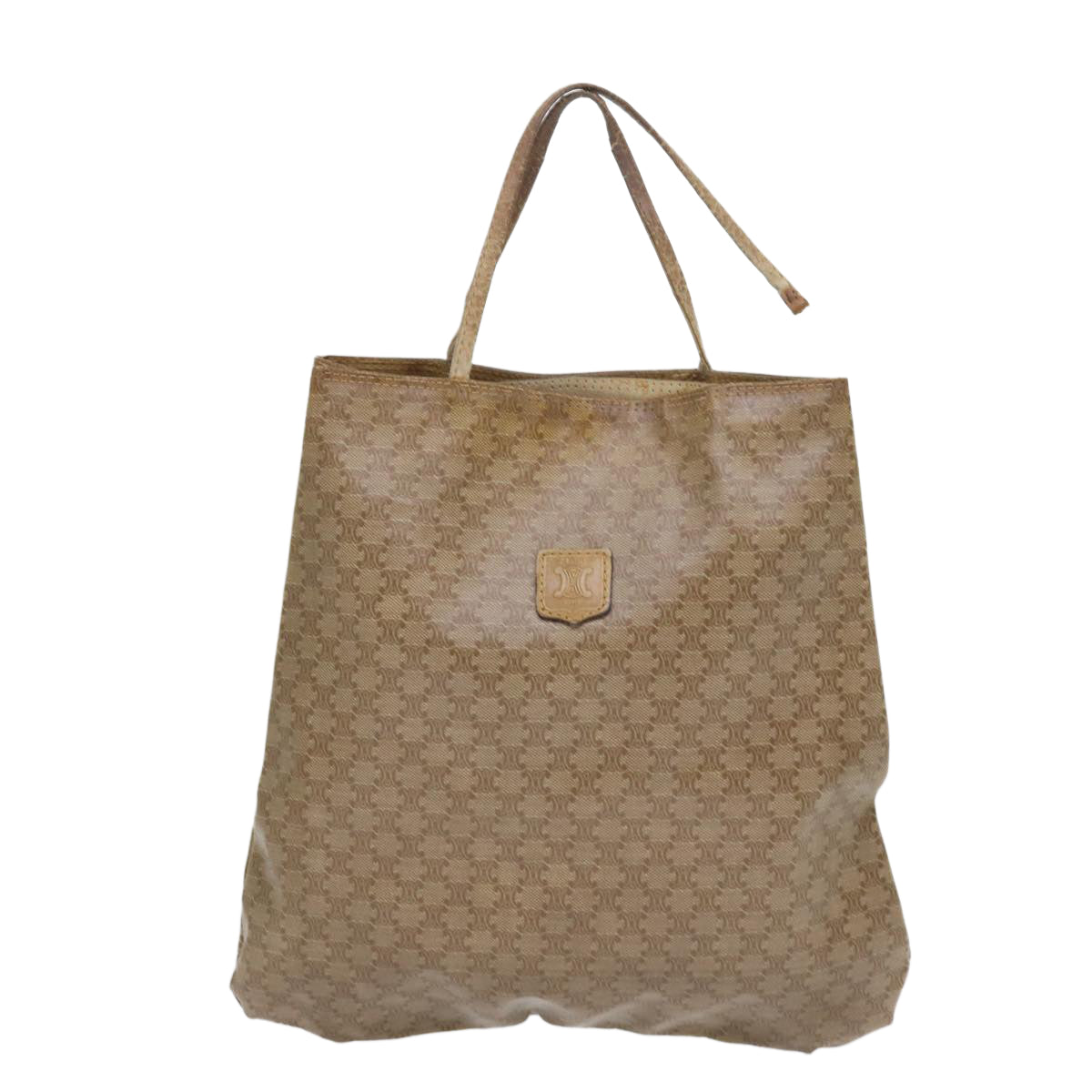 CELINE Macadam Canvas Pouch Wallet 6Set Brown Beige  9199
