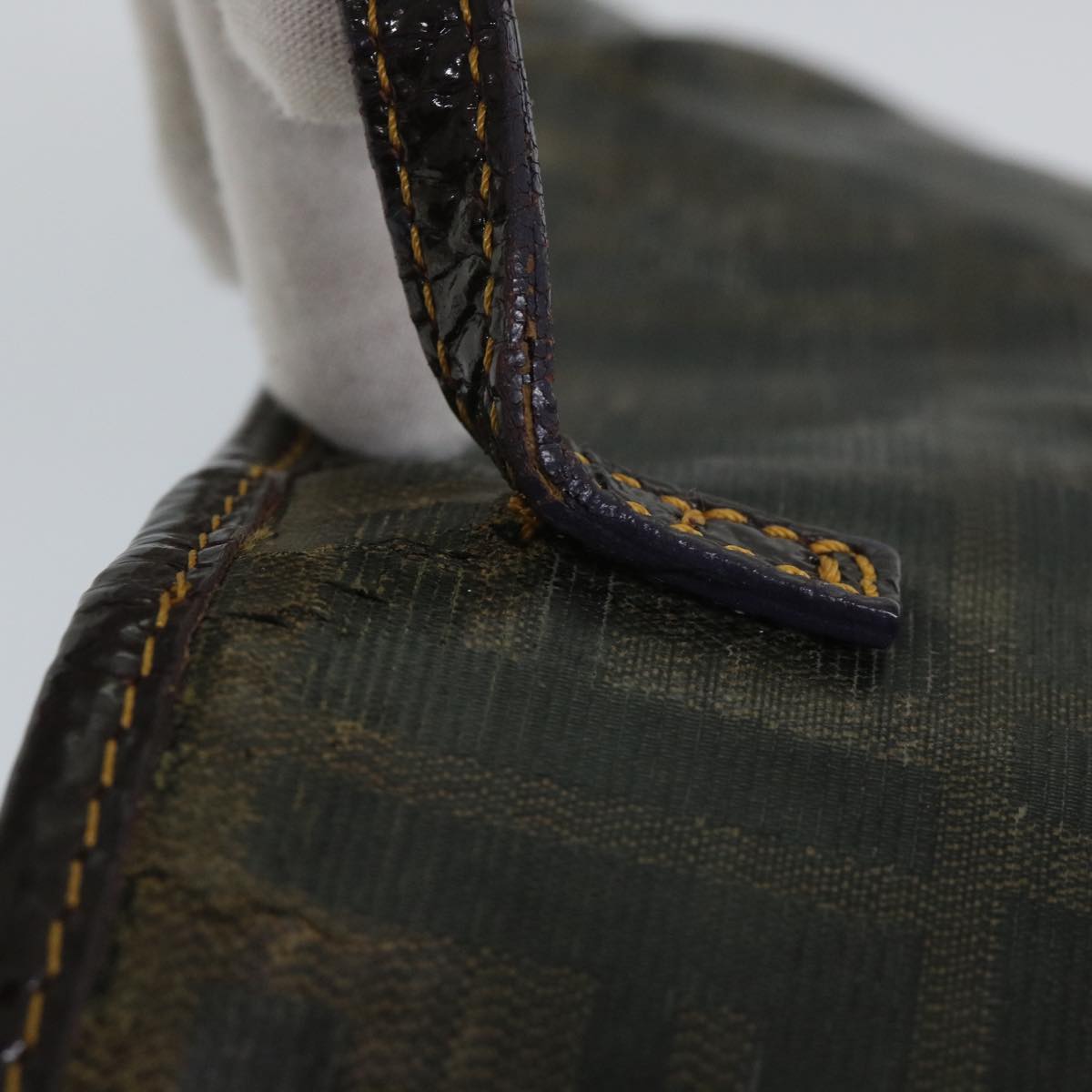 FENDI Zucca Canvas Tote Bag Brownbs9220
