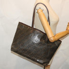 FENDI Zucca Canvas Tote Bag Brownbs9220