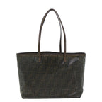 FENDI Zucca Canvas Tote Bag Brownbs9220