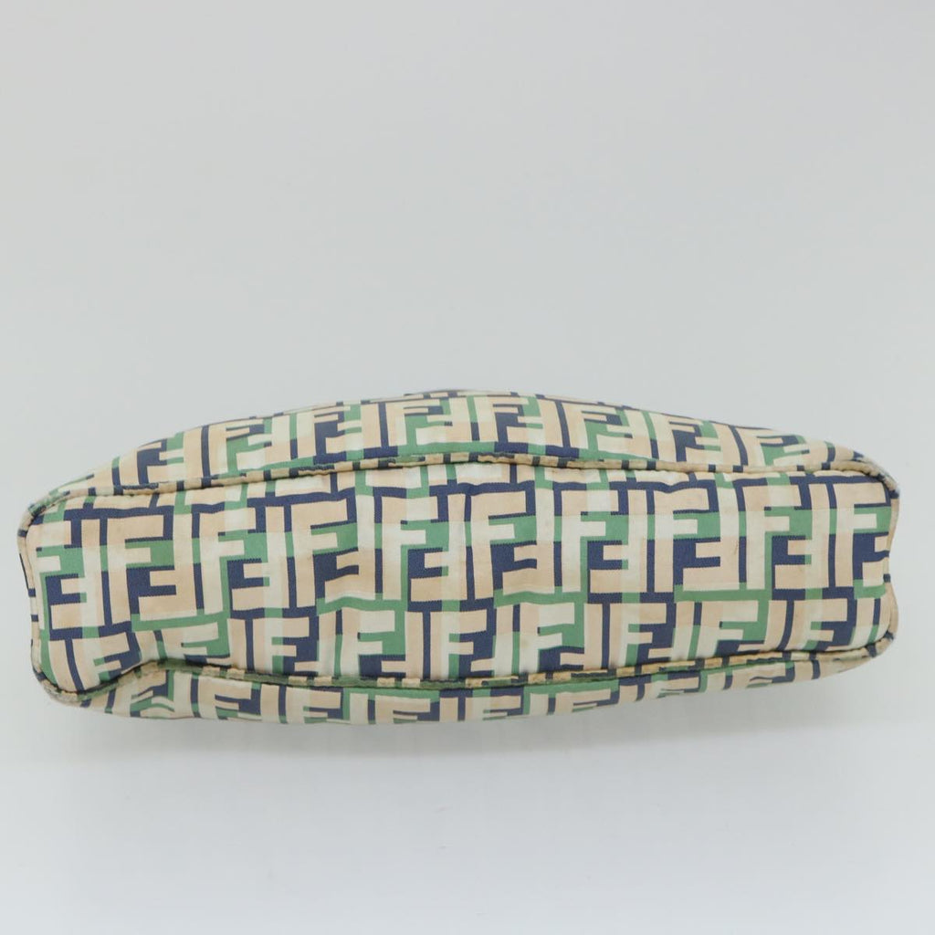 FENDI Zucca Canvas Tote Bag Greenbs9259