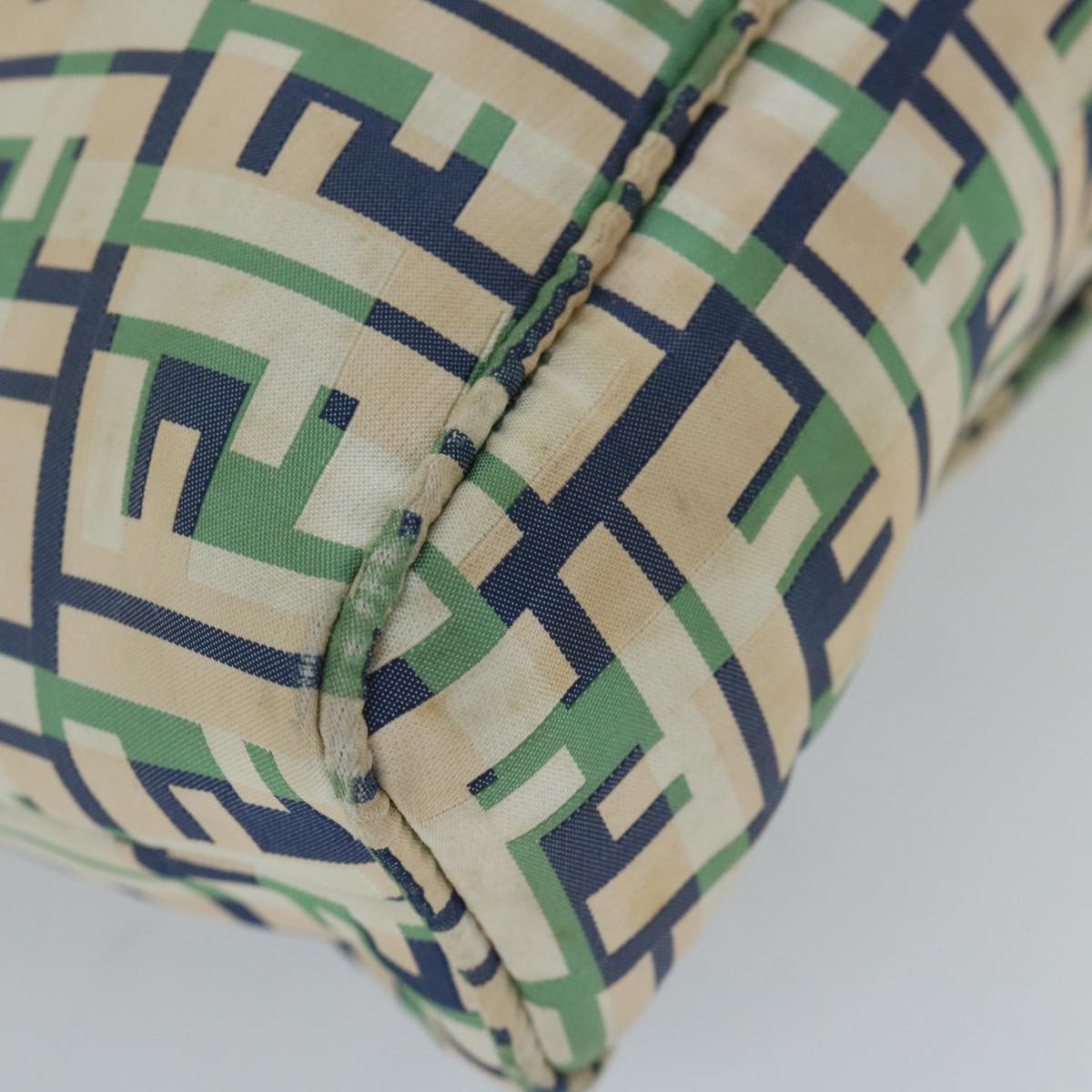 FENDI Zucca Canvas Tote Bag Greenbs9259
