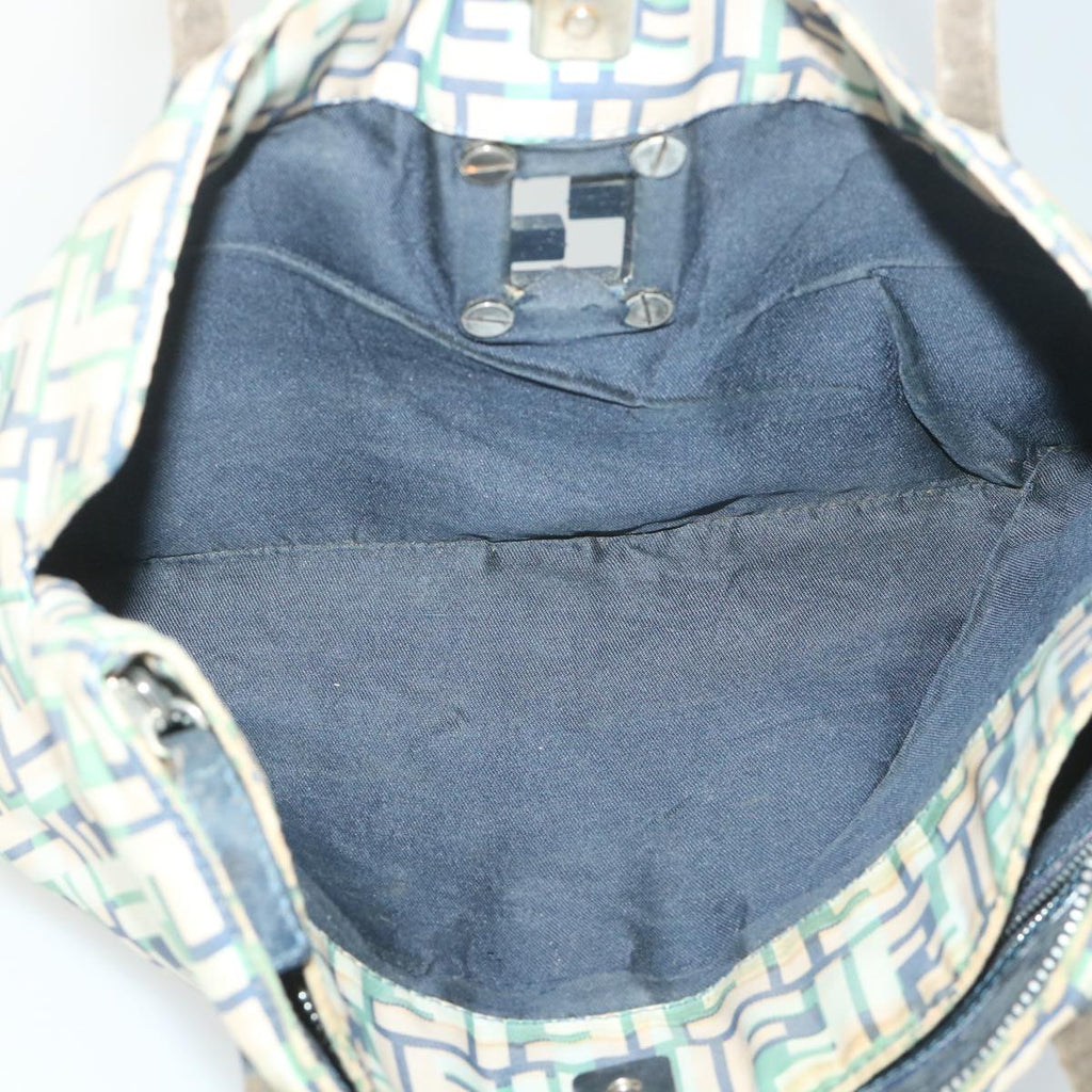 FENDI Zucca Canvas Tote Bag Greenbs9259