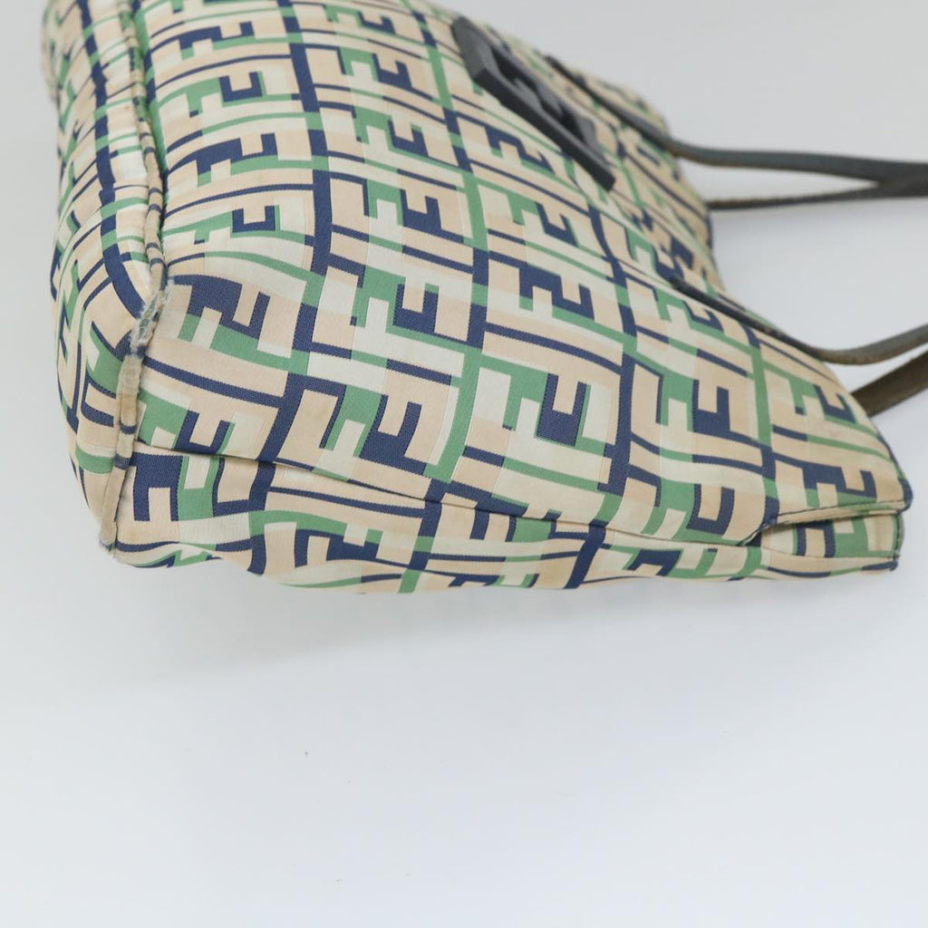 FENDI Zucca Canvas Tote Bag Greenbs9259