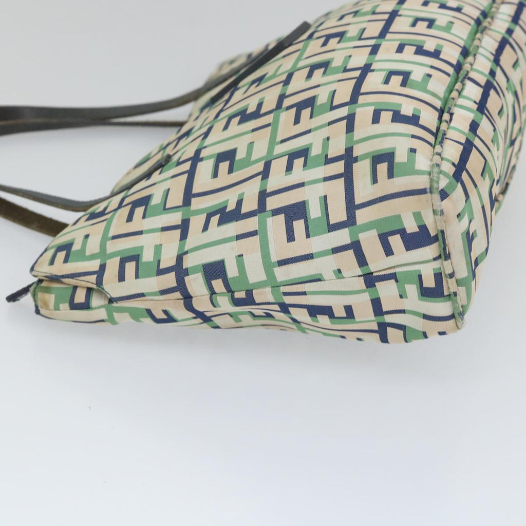 FENDI Zucca Canvas Tote Bag Greenbs9259