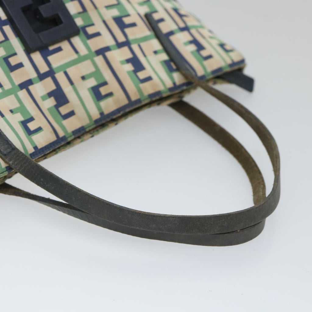 FENDI Zucca Canvas Tote Bag Greenbs9259
