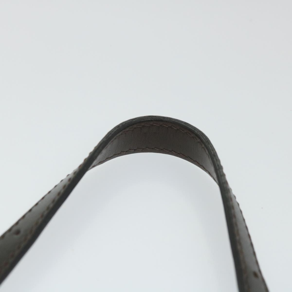 FENDI Zucca Canvas Mamma Baguette Shoulder Bag Black Brownbs9333