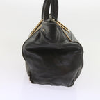 Chloe Etel Shoulder Bag Leather Black bs9350