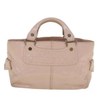 CELINE Hand Bag Leather Pink  9529