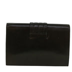 CHRISTIAN DIOR Shoulder Bag Leather Brown Auth bs9547