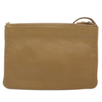 CELINE Trio PM Shoulder Bag Leather Beige  9583