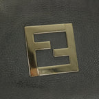 FENDI Tote Bag Leather Graybs9668