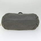 FENDI Tote Bag Leather Graybs9668