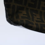 FENDI Zucca Canvas Tote Bag Black Brownbs9796