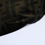 FENDI Zucca Canvas Tote Bag Black Brownbs9796