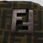 FENDI Zucca Canvas Tote Bag Black Brownbs9796
