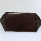 FENDI Zucca Canvas Tote Bag Black Brownbs9796
