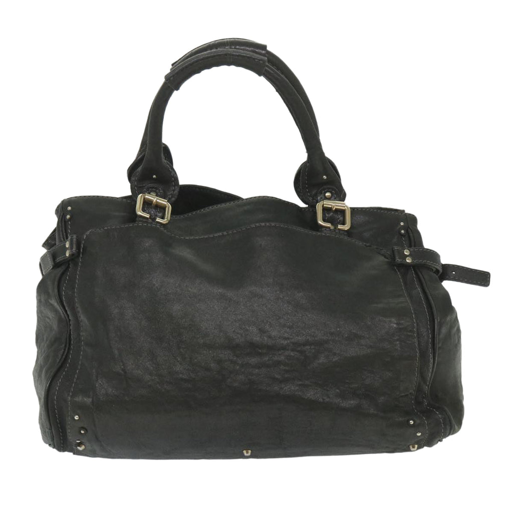 Chloe Shoulder Bag Leather Black bs9806