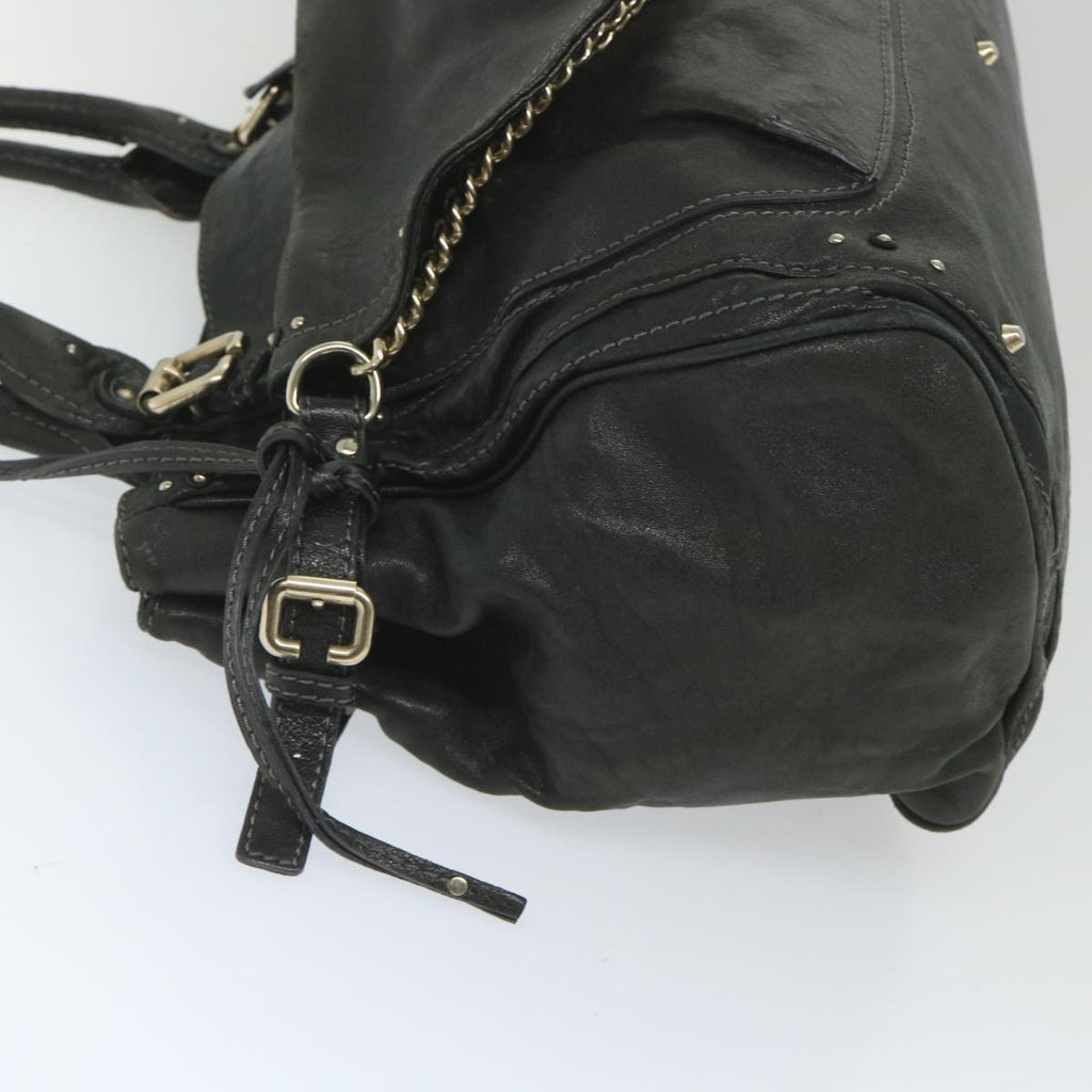 Chloe Shoulder Bag Leather Black bs9806