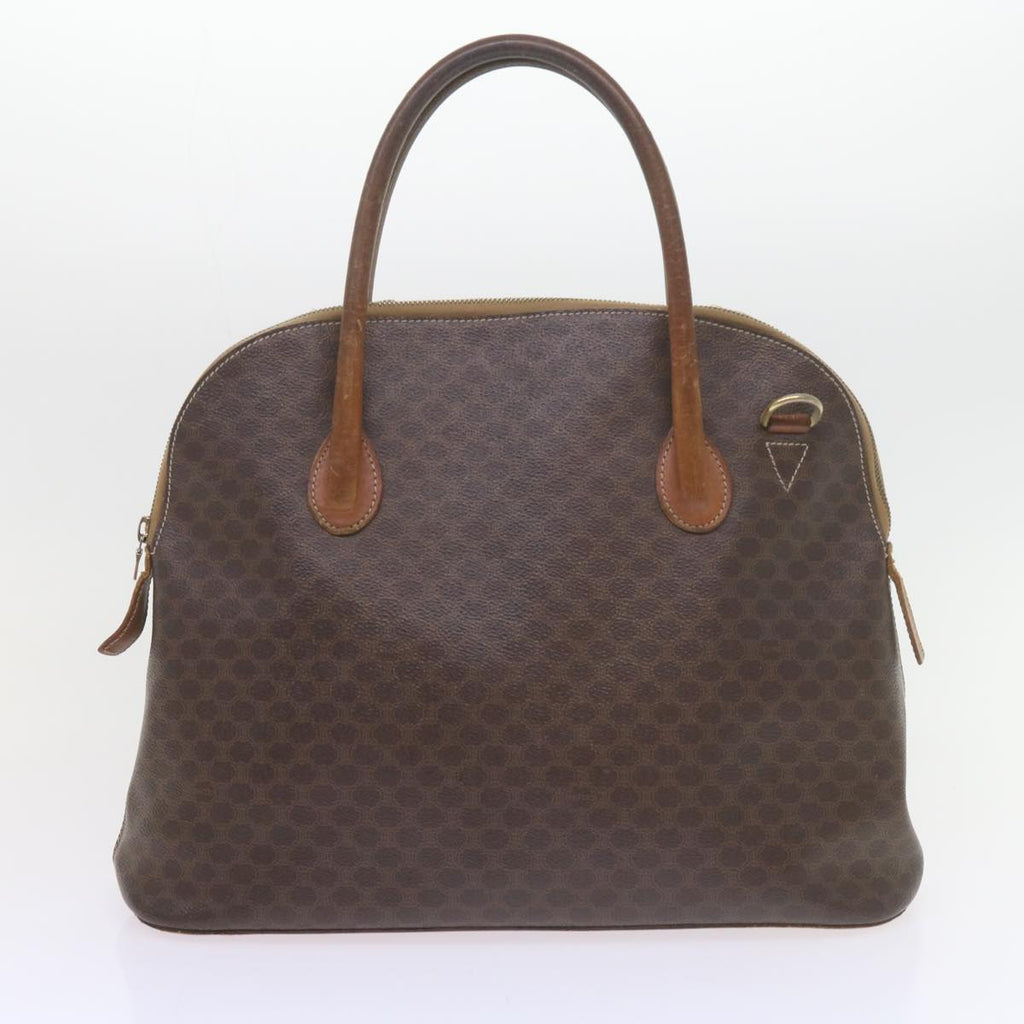 CELINE Macadam Canvas Wallet clutch Hand Bag PVC 4Set Brown Black  9870