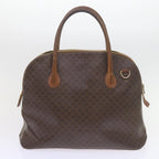 CELINE Macadam Canvas Wallet clutch Hand Bag PVC 4Set Brown Black  9870