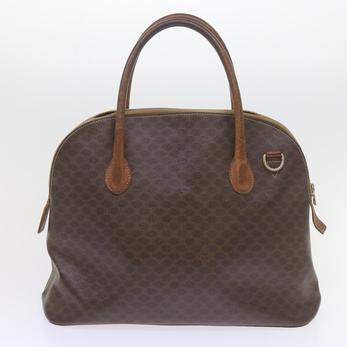 CELINE Macadam Canvas Wallet clutch Hand Bag PVC 4Set Brown Black  9870