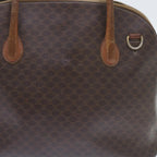 CELINE Macadam Canvas Wallet clutch Hand Bag PVC 4Set Brown Black  9870