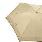 FENDI Zucchino Canvas folding Umbrella Nylon Gold Beigebs9905