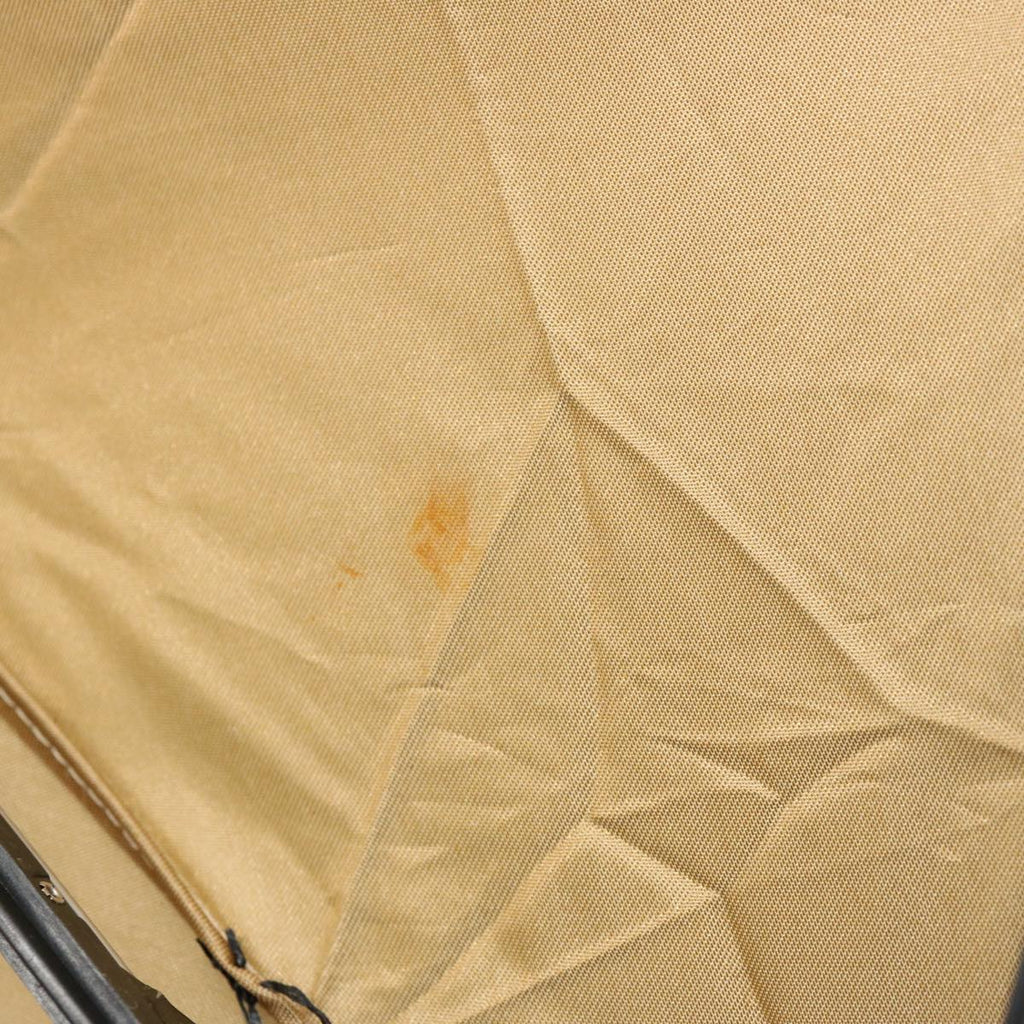 FENDI Zucchino Canvas folding Umbrella Nylon Gold Beigebs9905