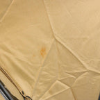 FENDI Zucchino Canvas folding Umbrella Nylon Gold Beigebs9905