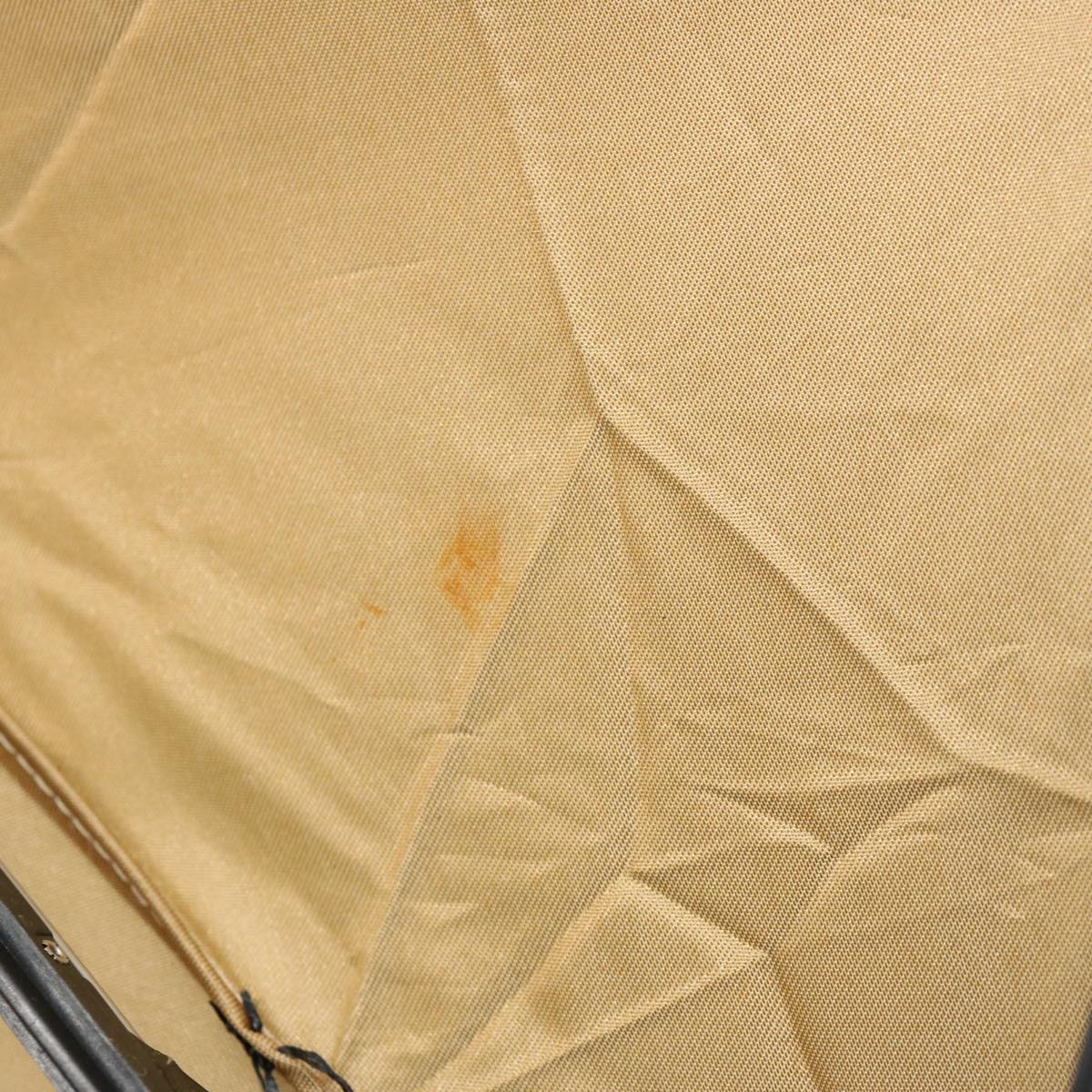 FENDI Zucchino Canvas folding Umbrella Nylon Gold Beigebs9905