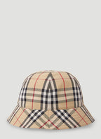 Burberry Men Signature Check Bucket Hat