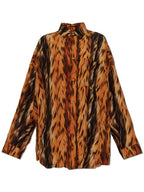 Balenciaga Balenciaga Silk Shirt, Women's, Orange