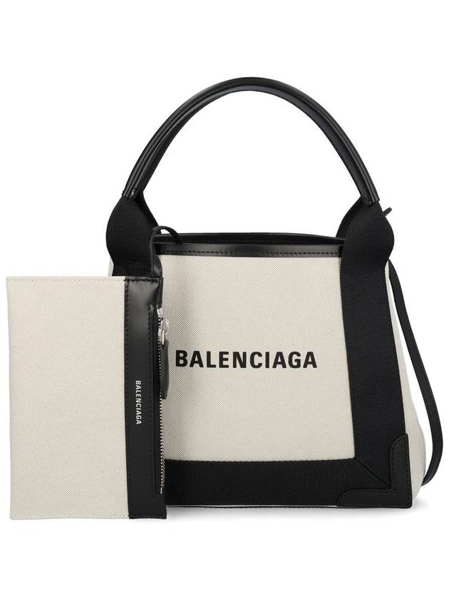 Balenciaga Cabas XS Tote Bag Black Beige