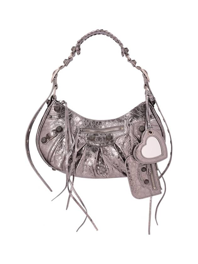 Balenciaga Le Cagole Small Shoulder Bag Silver