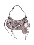 Balenciaga Le Cagole Small Shoulder Bag Silver