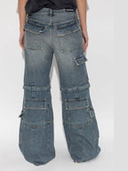 Balenciaga Balenciaga Jeans With Pockets, Women's, Blue