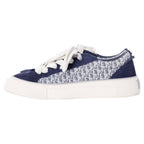 Dior Homme B33 Oblique Sneakers in Navy Blue Suede