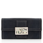 Fendi Vintage Denim Continental Wallet