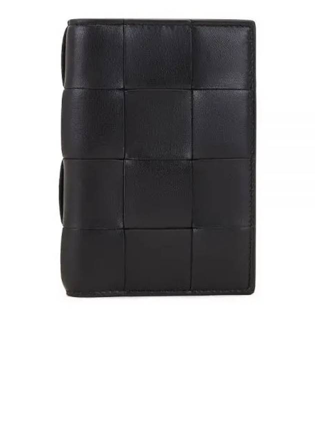 Bottega Veneta Leather Small Business Card Wallet Black