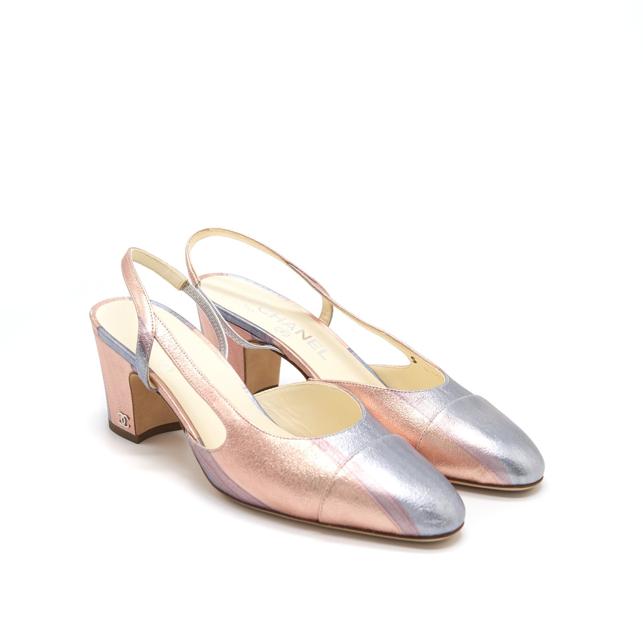 Chanel Sling Back Size 37.5