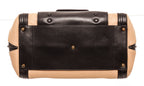 Chloe Black Peach Neutrals Leather Alice MM Shoulder Bag