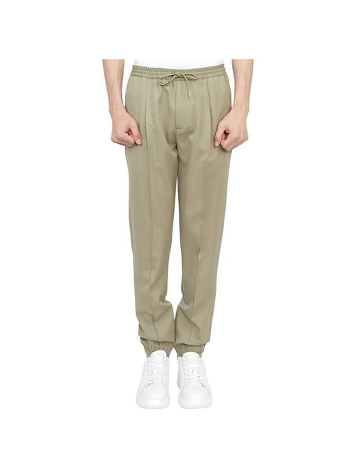 Wool Twill Track Pants Khaki Dior