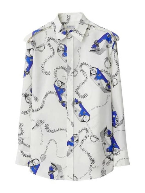 Burberry Shirt 8090714B9594 BLUE WHITE